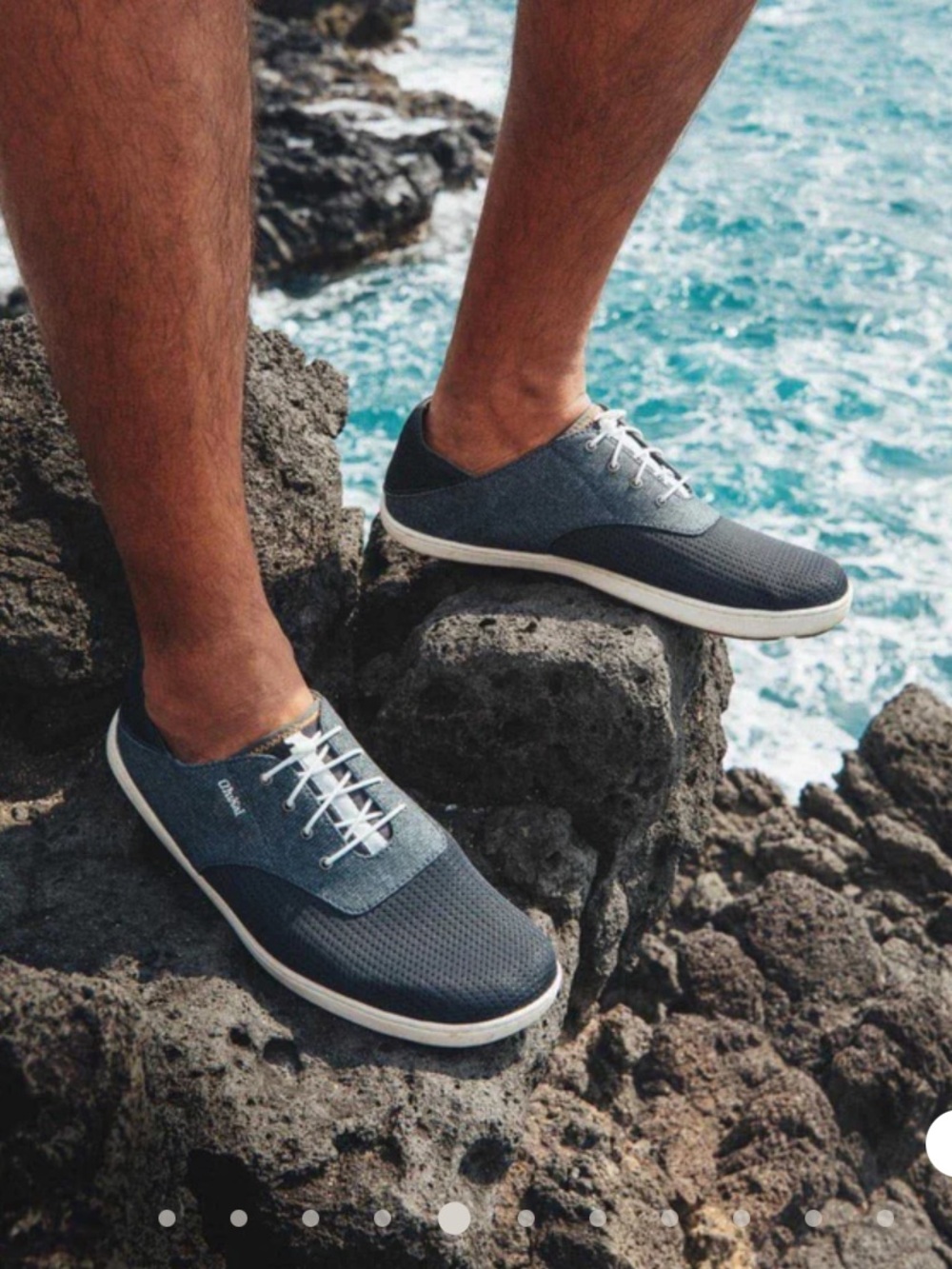 Olukai Nohea Moku No Tie Boat Shoe. Size 11.